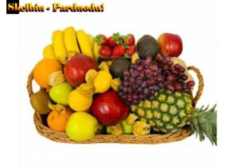 Vaisiai daržoves i namus riešutai uogos didmeninės ir mažmeninės prekybos vaisiais, uogomis ir daržo