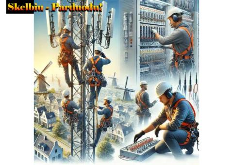 Telekomunikacijų antenų montuotojai ir elektrikai – darbas Nyderlanduose