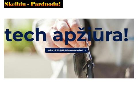 Paruošimas techninei apžiūrai Vilniuje