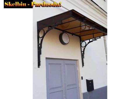 Verandų stiklinimas. Aliuminio stoginės!