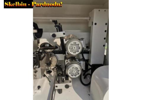 Kraštų užklijavimo staklėsWOODLAND MACHINERY    (su lankstų skylių praleidimo funkcija) (naujos)