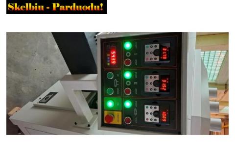 Šepetinės šlifavimo staklės WOODLAND MACHINERY su metaliniu šepečiu (naujos)