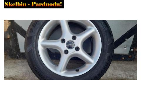 R15 Borbet ratlankiai su vasarinėm padangom