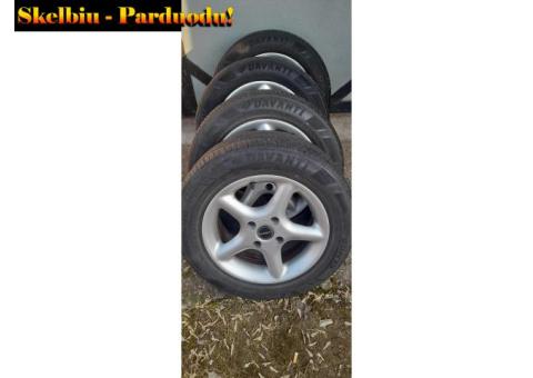 R15 Borbet ratlankiai su vasarinėm padangom