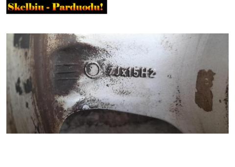 R15 Borbet ratlankiai su vasarinėm padangom