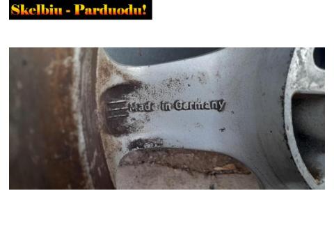 R15 Borbet ratlankiai su vasarinėm padangom