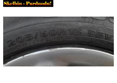 R15 Borbet ratlankiai su vasarinėm padangom