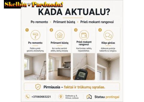 ATLIKTŲ DARBŲ KOKYBĖS VERTINIMO AKTAS