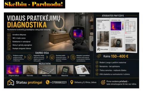 Grindinio šildymo, san. mazų pratekėjimų paieška