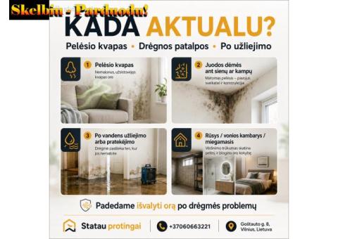 PELĖSIO SPORŲ ORE ŠALINIMAS