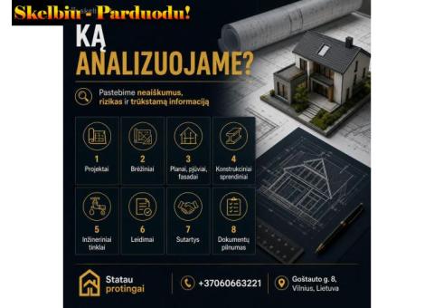 PROJEKTŲ IR DOKUMENTŲ ANALIZĖ PRIEŠ PERKANT BŪSTĄ